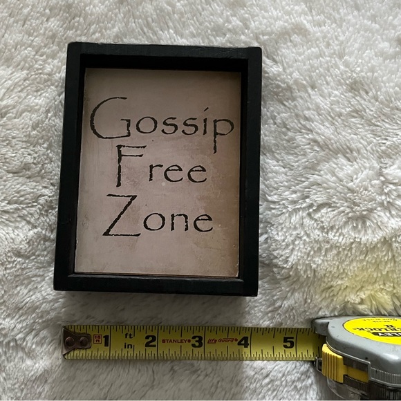 ♥️ 2-sided - No whining & Gossip free zone - Picture 3 of 5